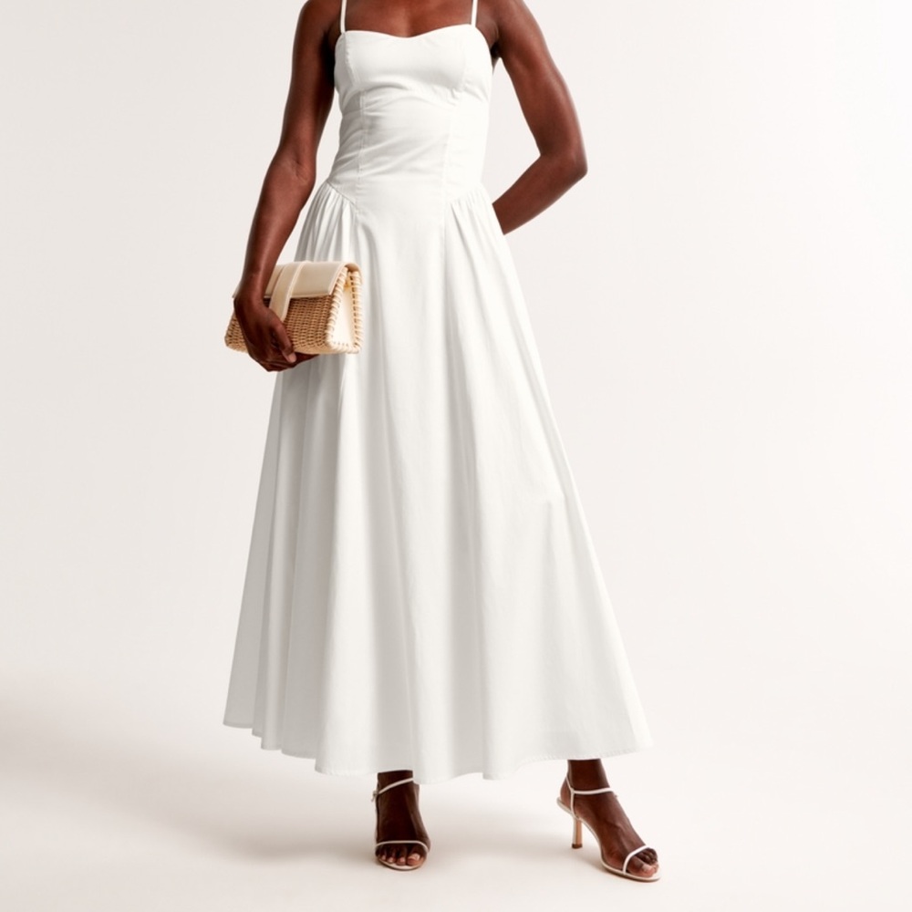 Elegant White Maxi Dress NWT